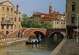Antonietta Brandeis A Venetian Bridge painting